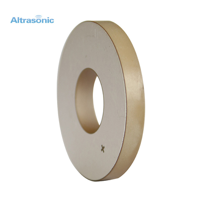 Transductor ultrasónico Pzt Ring Shape de cerámica 50x20x6