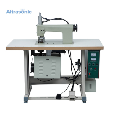 Máquina de coser del cordón ultrasónico automático para la fabricación de la flor de la tela