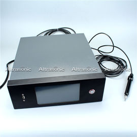 Máquina de grabación en relieve ultrasónica existente plástica ultrasónica del alambre de la soldadora que integra