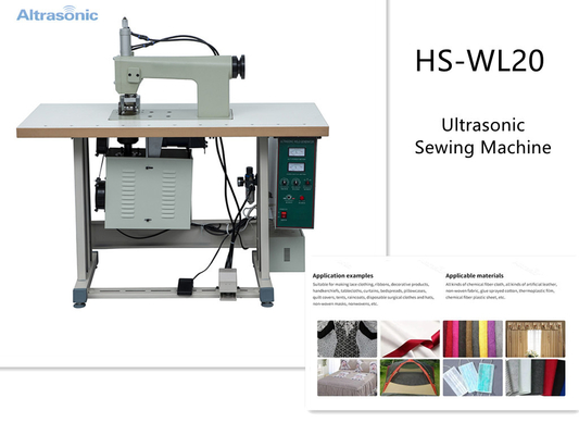 Máquina de coser del cordón ultrasónico con el rodillo de presión adaptable